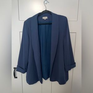 Loft Navy Blue Blazer. Size 14T.